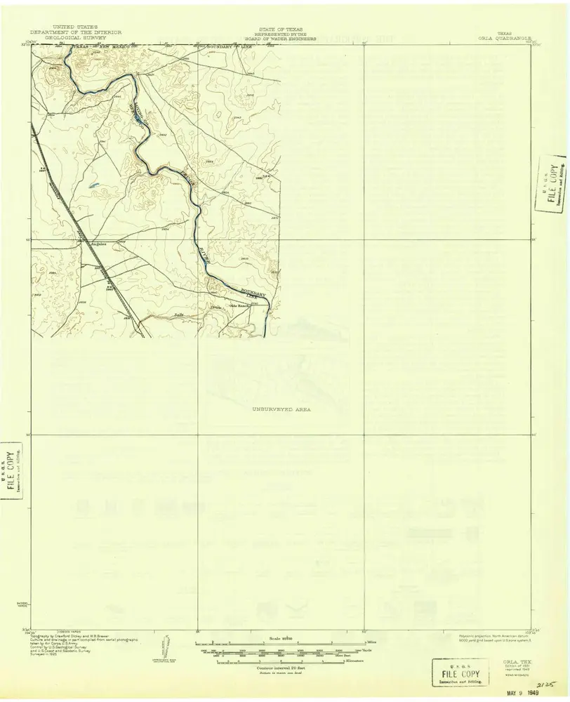 Voorbeeld van de oude kaart