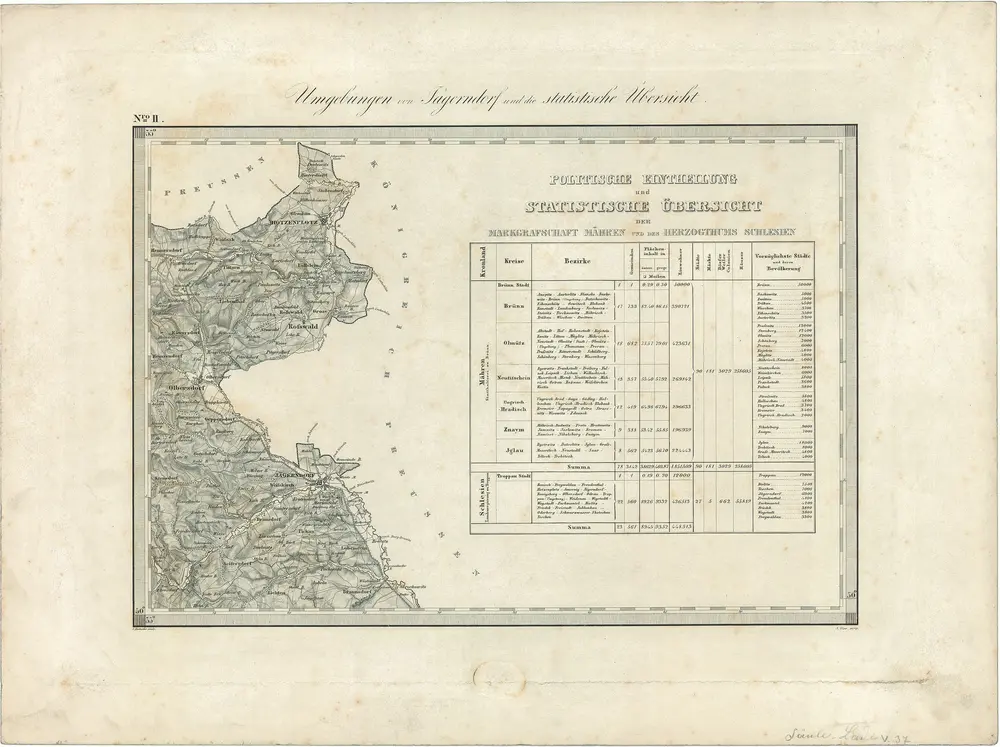 Voorbeeld van de oude kaart