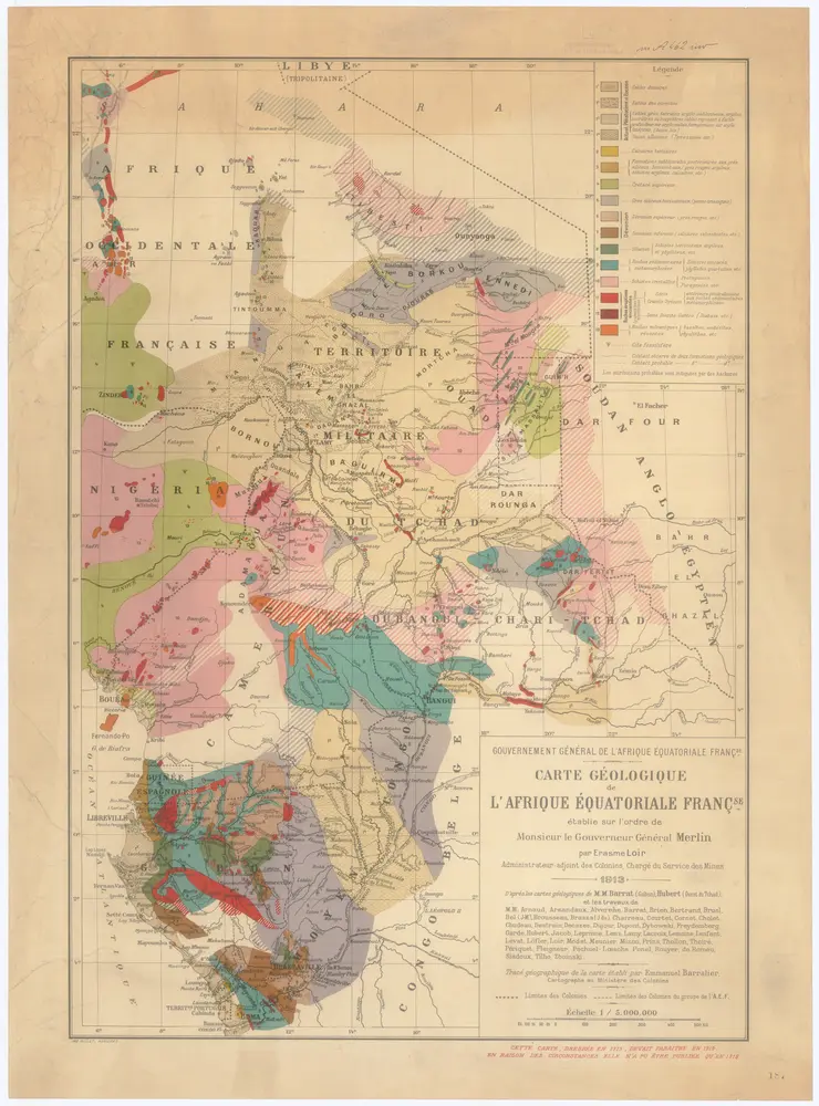 Voorbeeld van de oude kaart