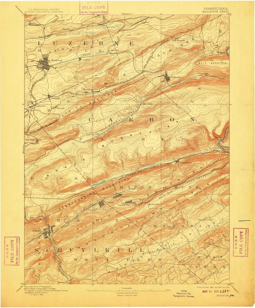 Aperçu de l'ancienne carte