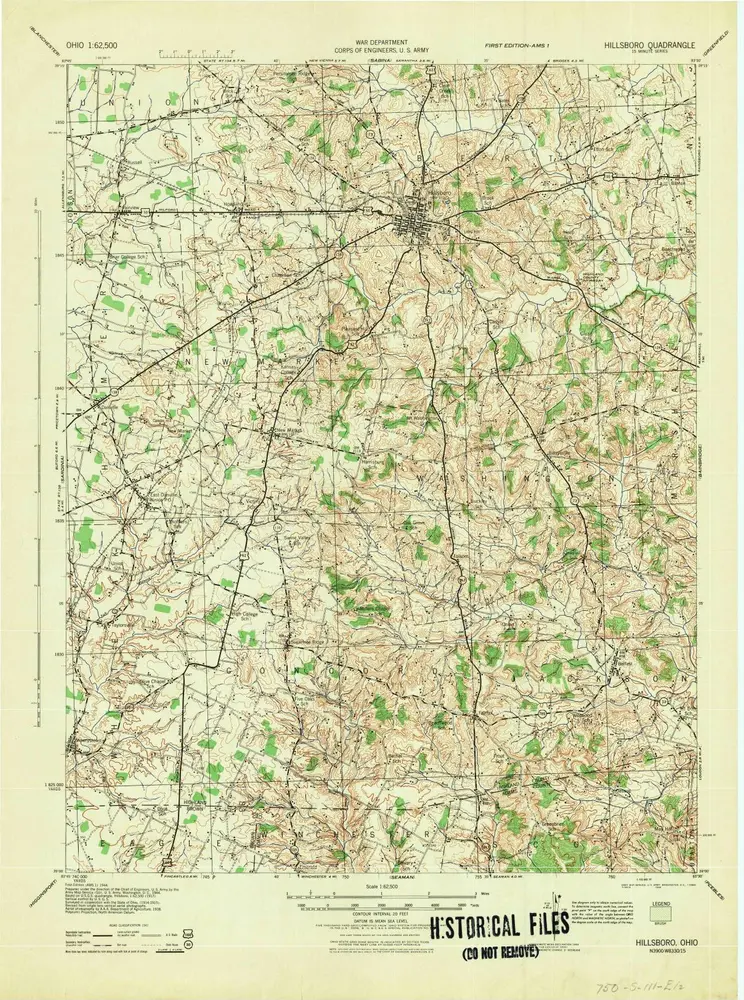 Aperçu de l'ancienne carte