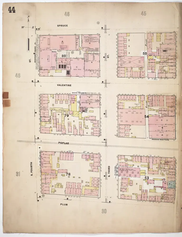 A. Whipple & Co.'s insurance map of St. Louis, Mo