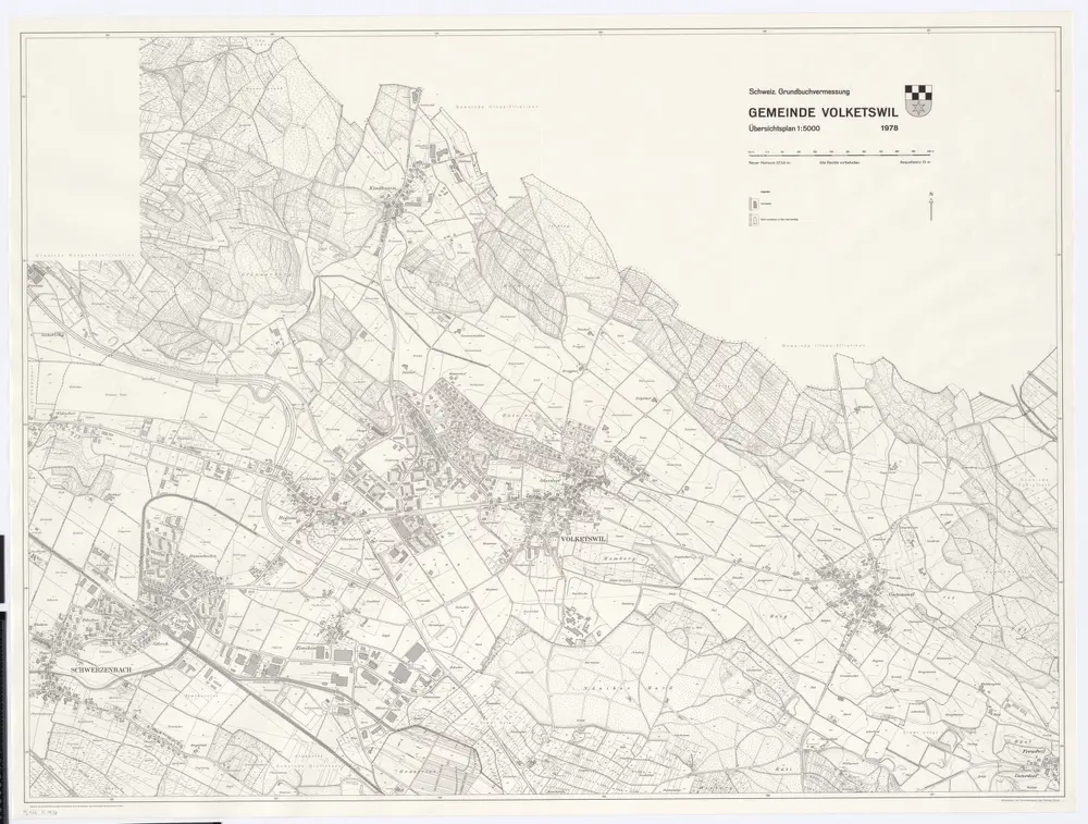 Voorbeeld van de oude kaart