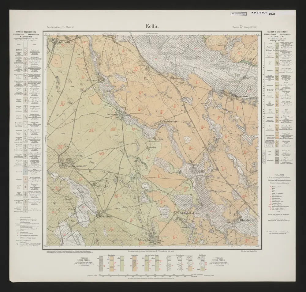 Voorbeeld van de oude kaart