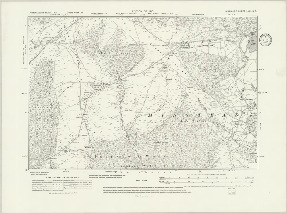 Aperçu de l'ancienne carte