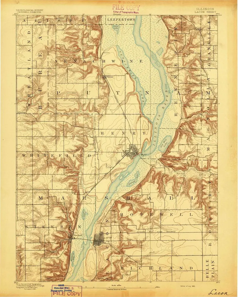 Aperçu de l'ancienne carte