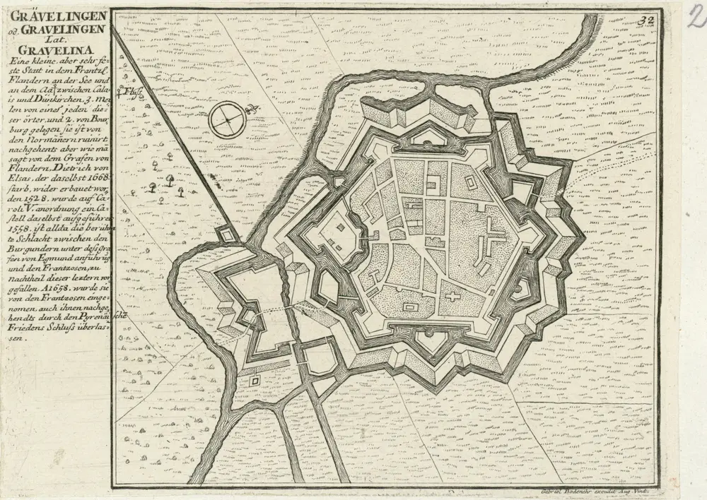 Voorbeeld van de oude kaart