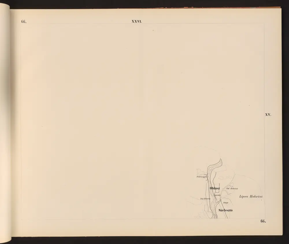 Voorbeeld van de oude kaart