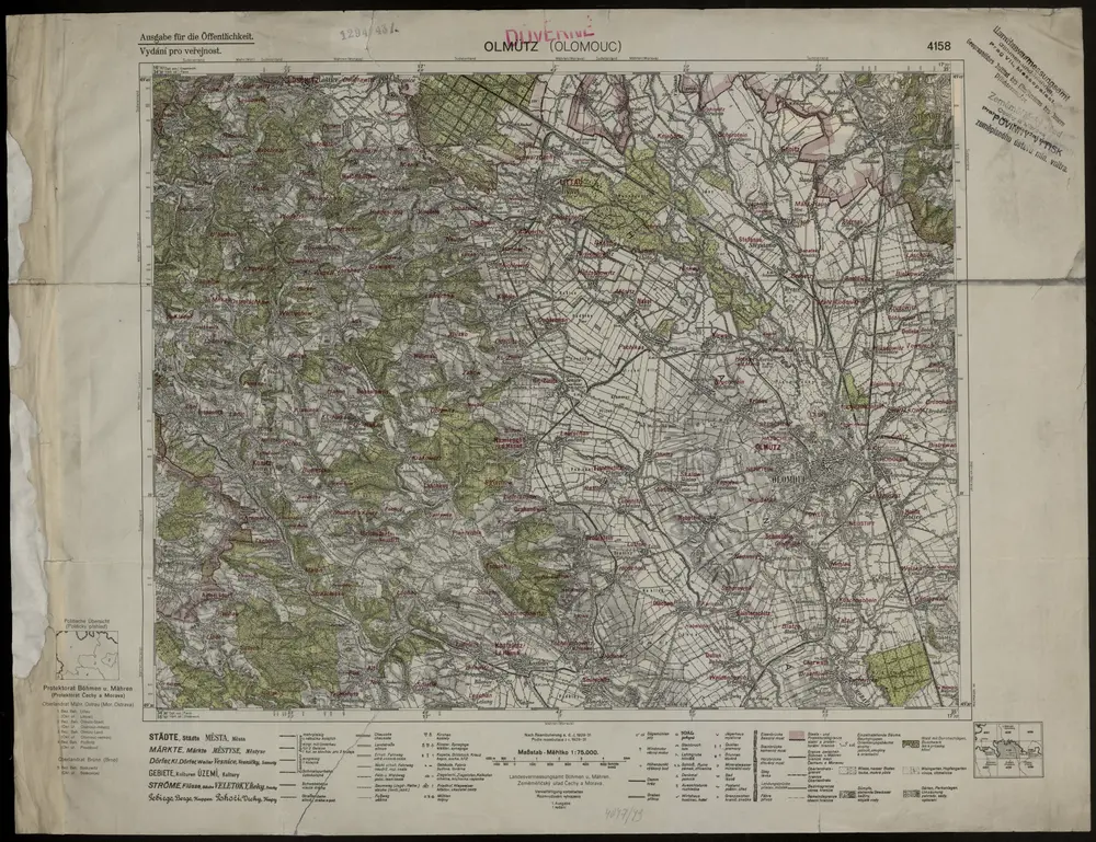 Aperçu de l'ancienne carte