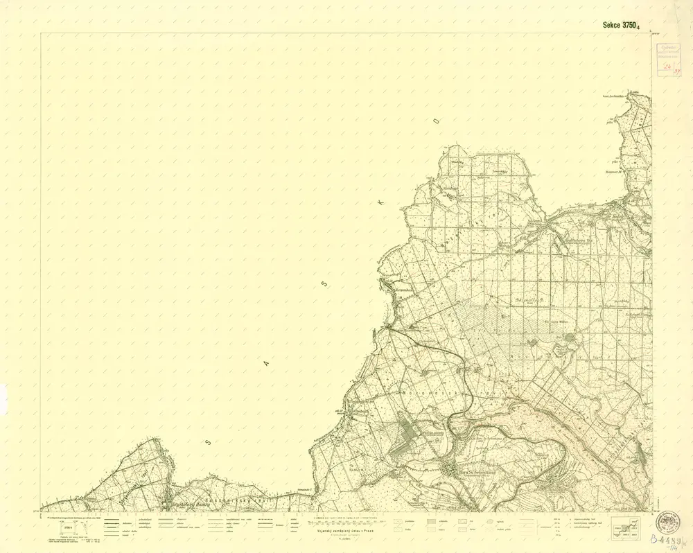 Voorbeeld van de oude kaart