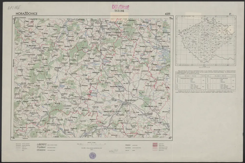 Voorbeeld van de oude kaart