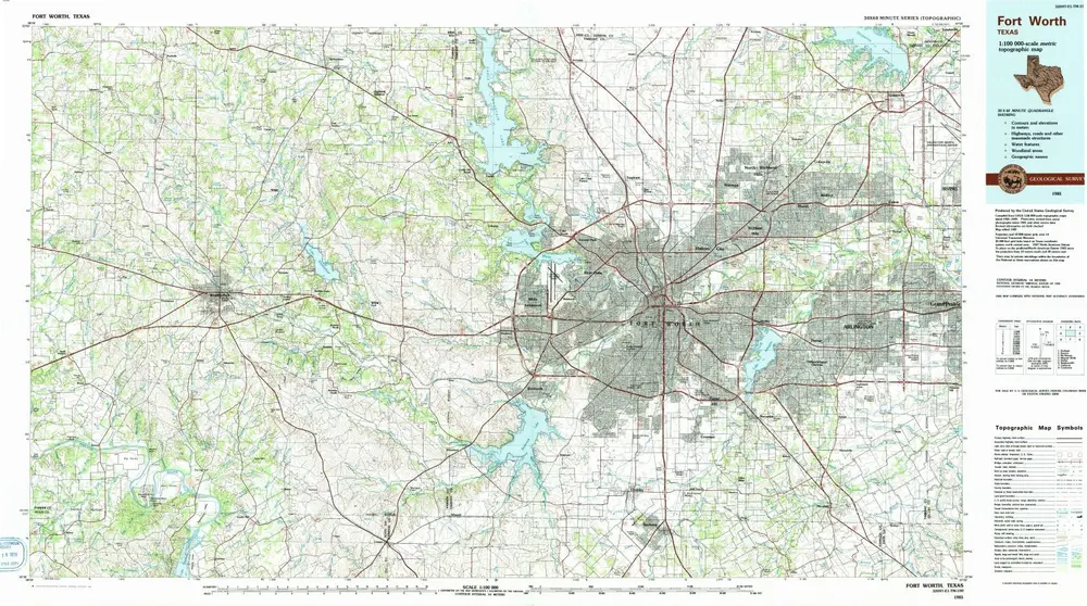 Voorbeeld van de oude kaart