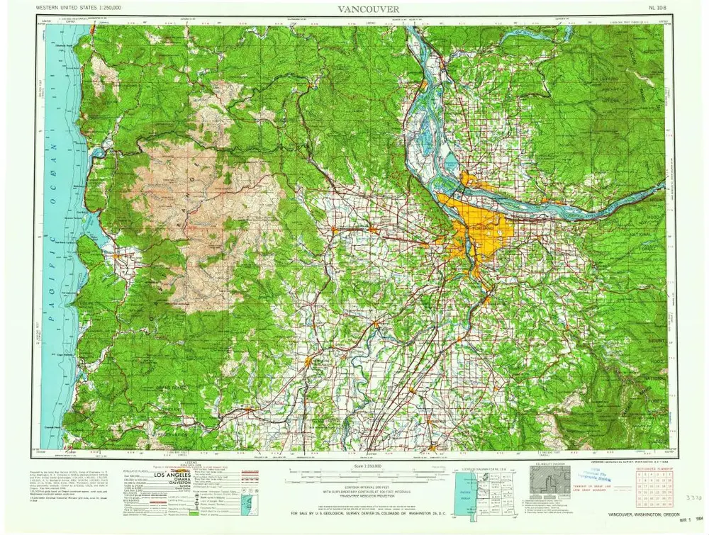 Voorbeeld van de oude kaart