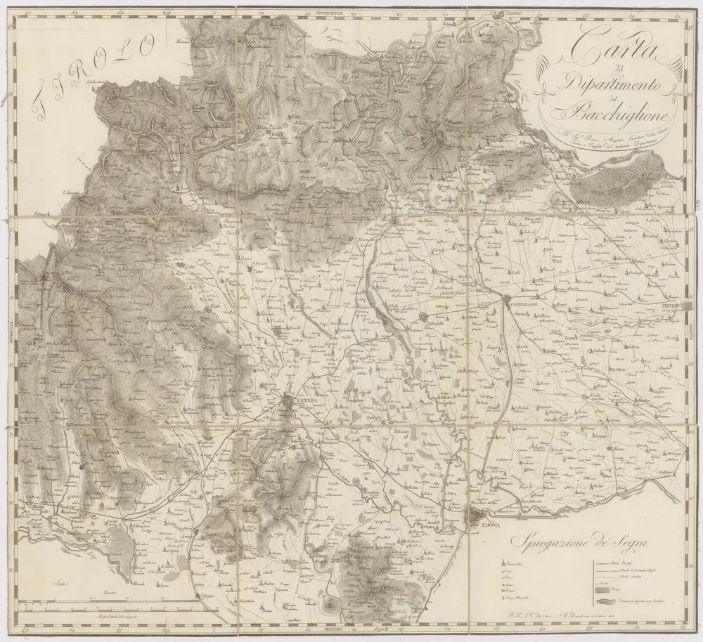 Voorbeeld van de oude kaart