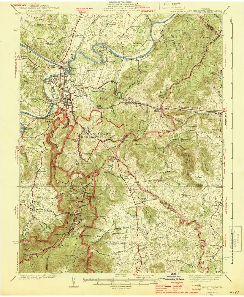 Aperçu de l'ancienne carte