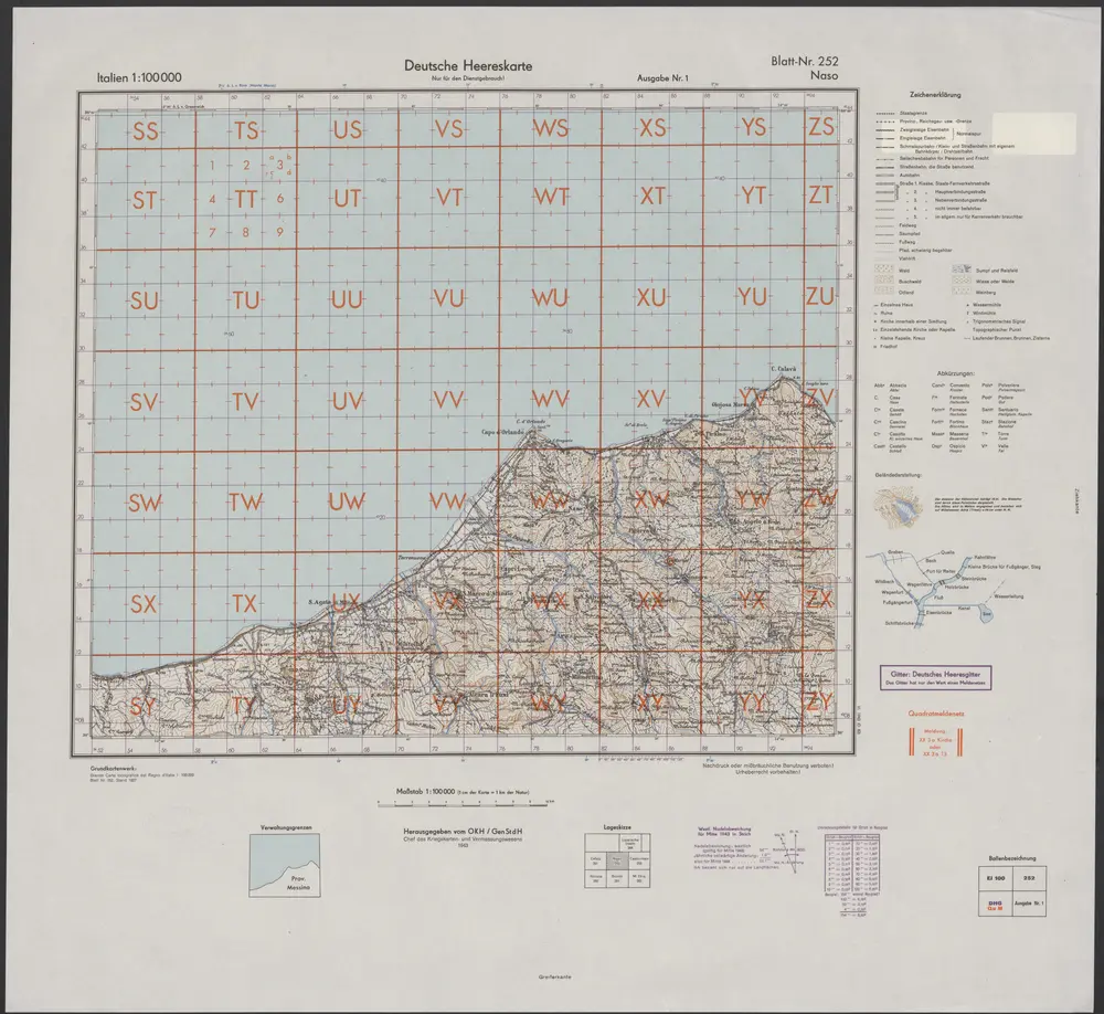 Aperçu de l'ancienne carte