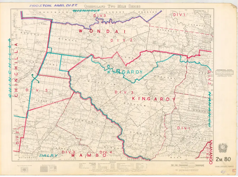 Voorbeeld van de oude kaart