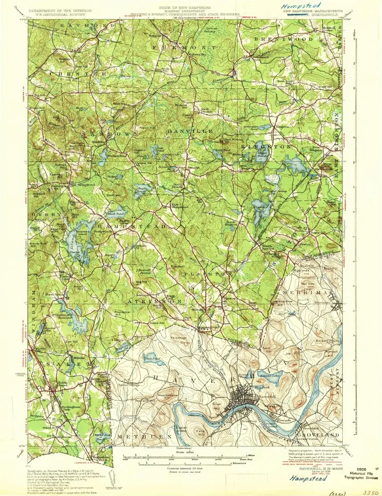 Aperçu de l'ancienne carte