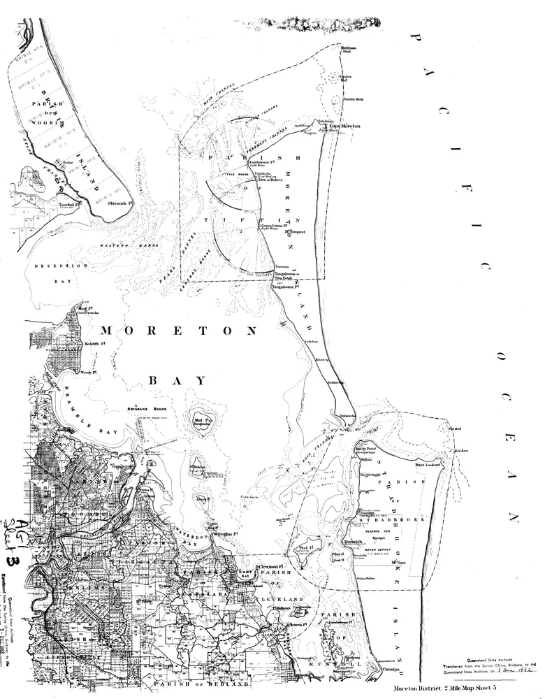 Voorbeeld van de oude kaart