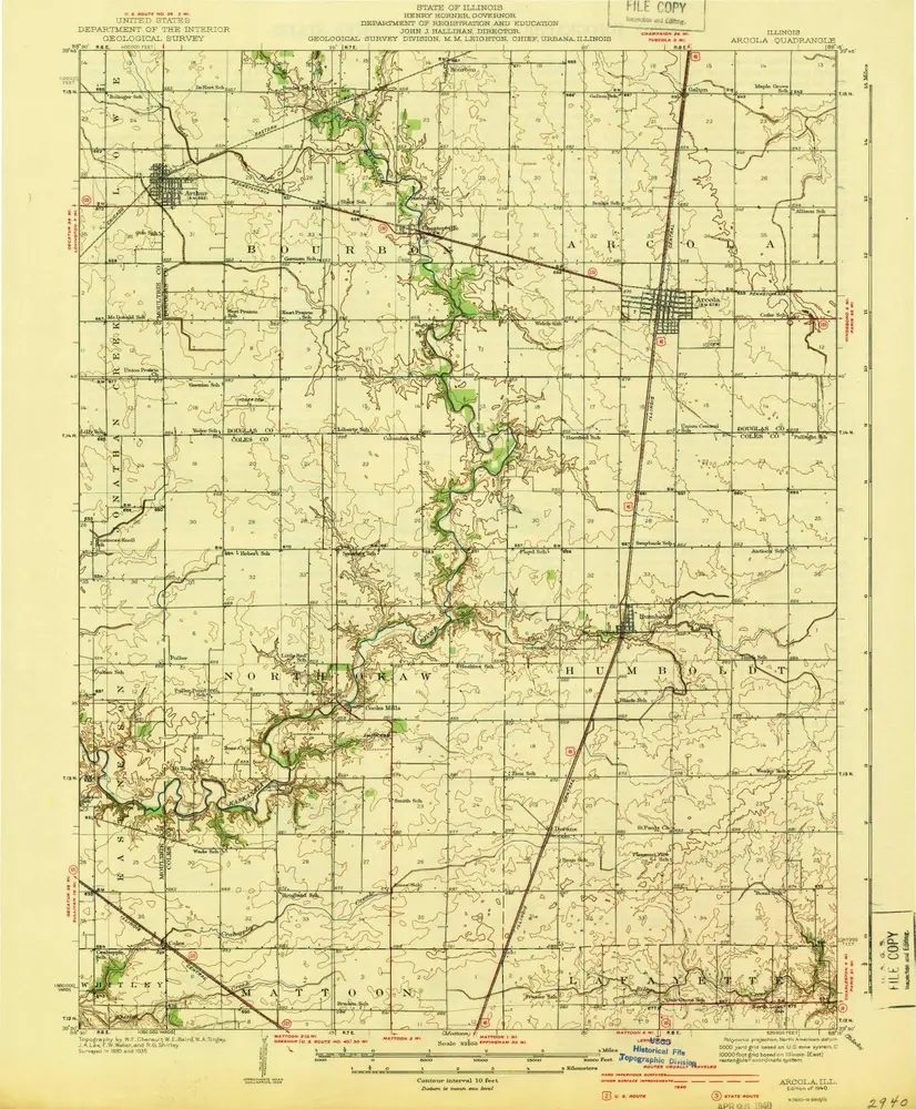 Aperçu de l'ancienne carte