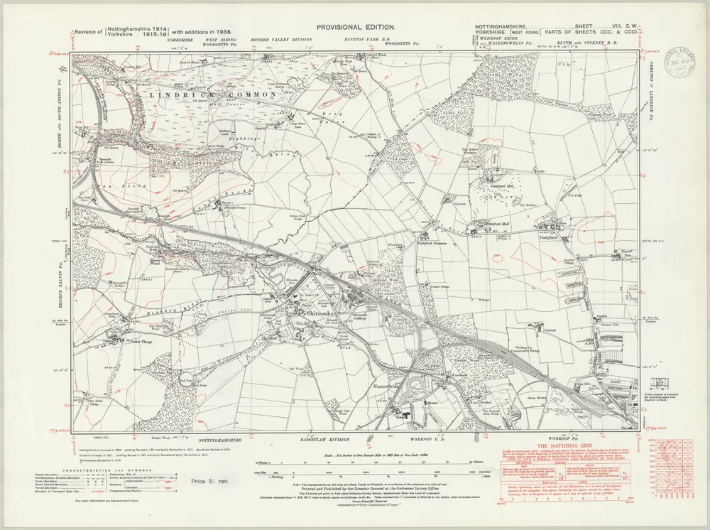 Aperçu de l'ancienne carte