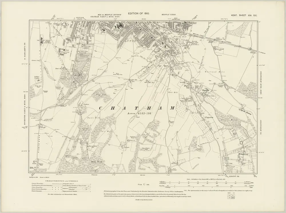 Aperçu de l'ancienne carte