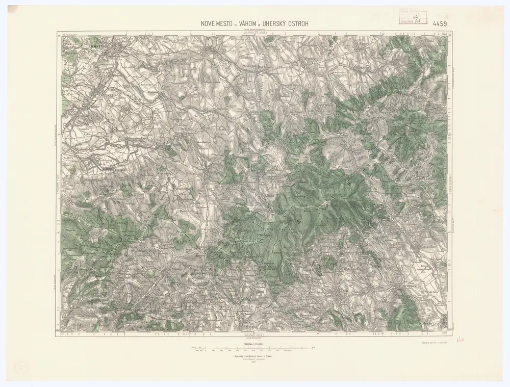 Voorbeeld van de oude kaart