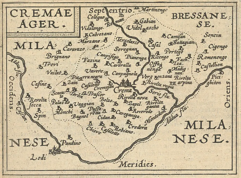 Aperçu de l'ancienne carte