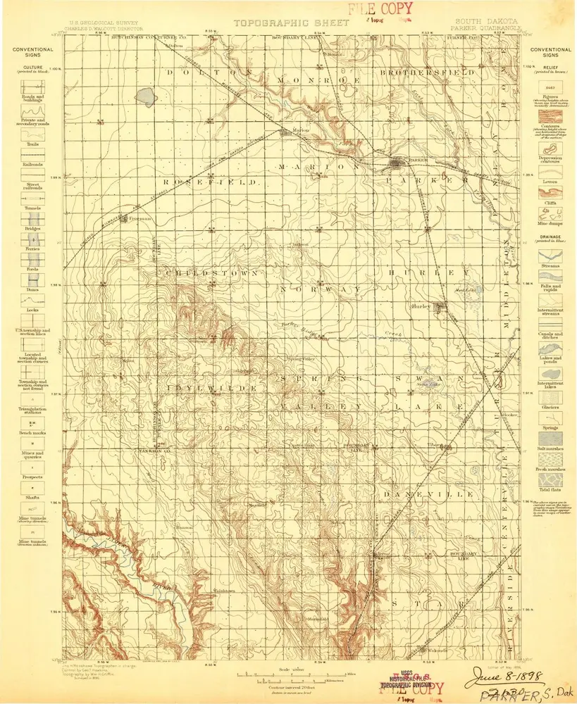 Aperçu de l'ancienne carte