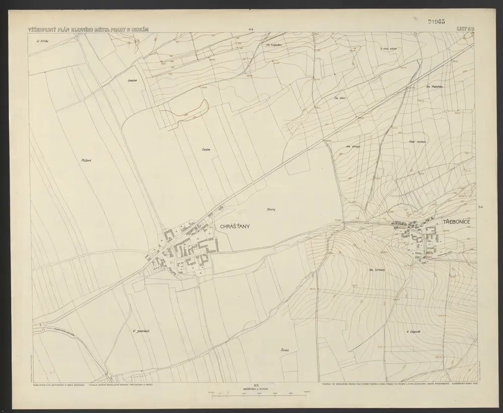 Voorbeeld van de oude kaart