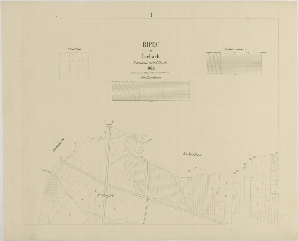 Voorbeeld van de oude kaart