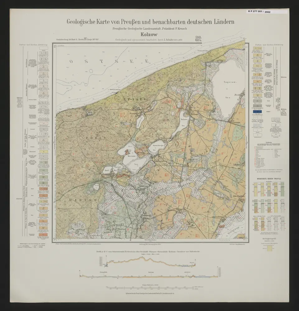 Voorbeeld van de oude kaart