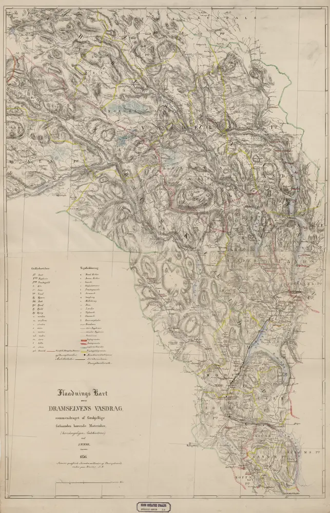 Voorbeeld van de oude kaart