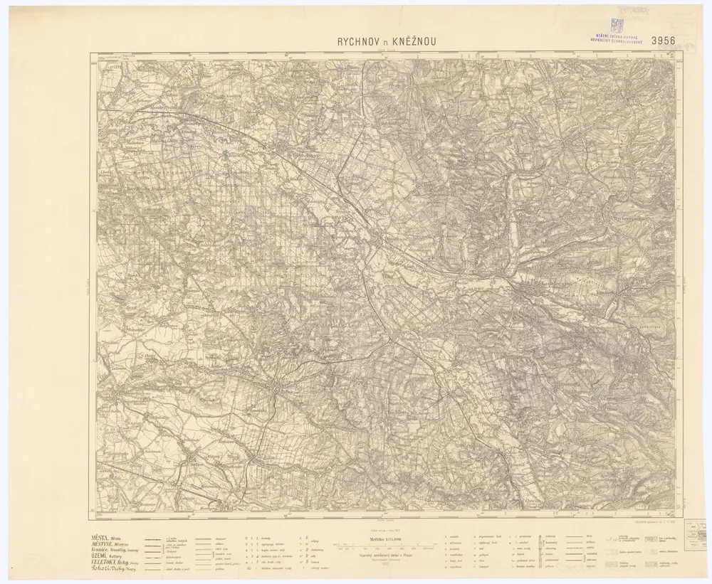 Voorbeeld van de oude kaart