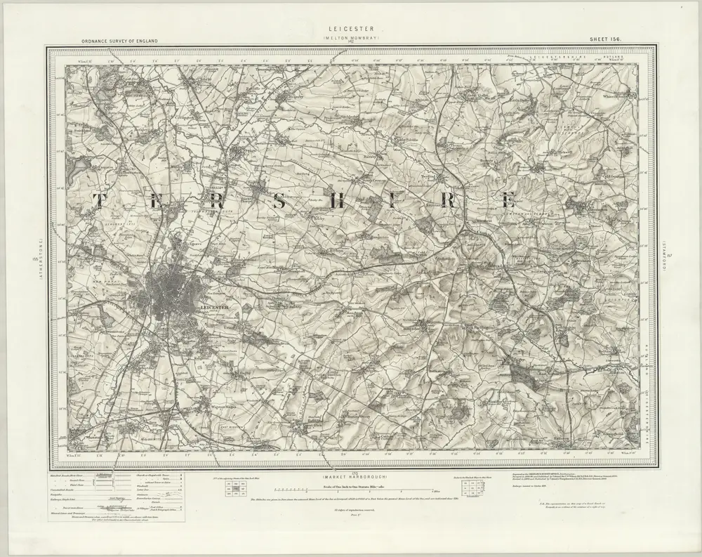 Voorbeeld van de oude kaart