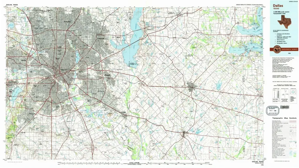 Voorbeeld van de oude kaart