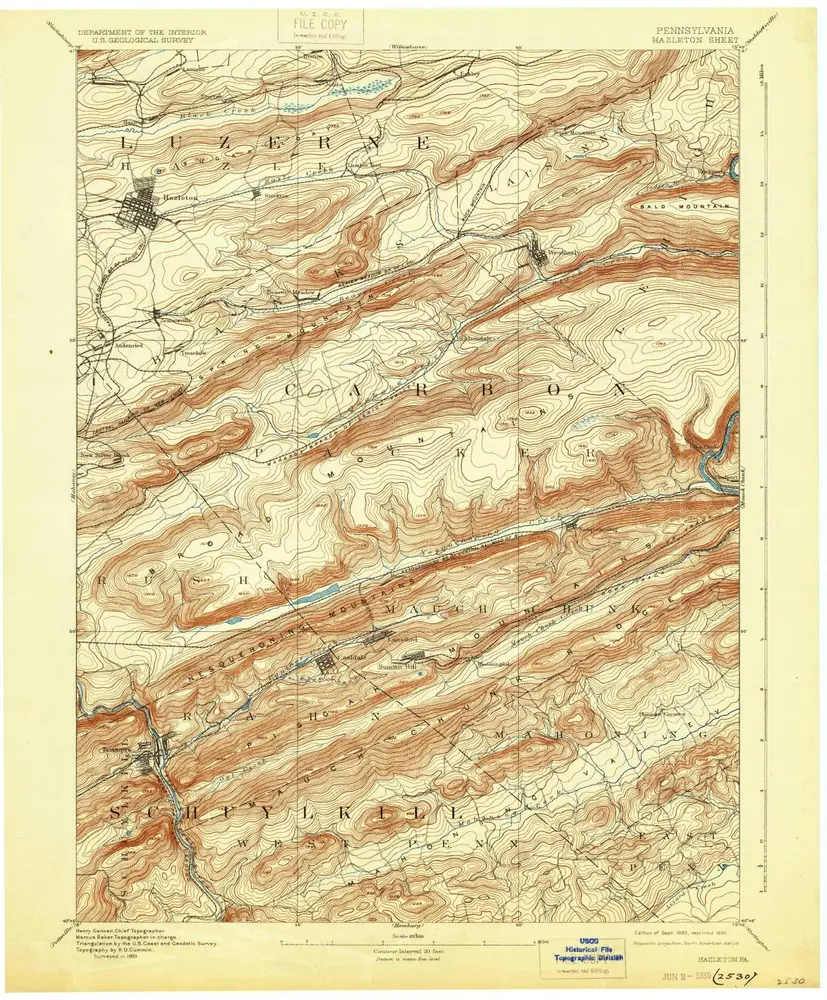 Aperçu de l'ancienne carte