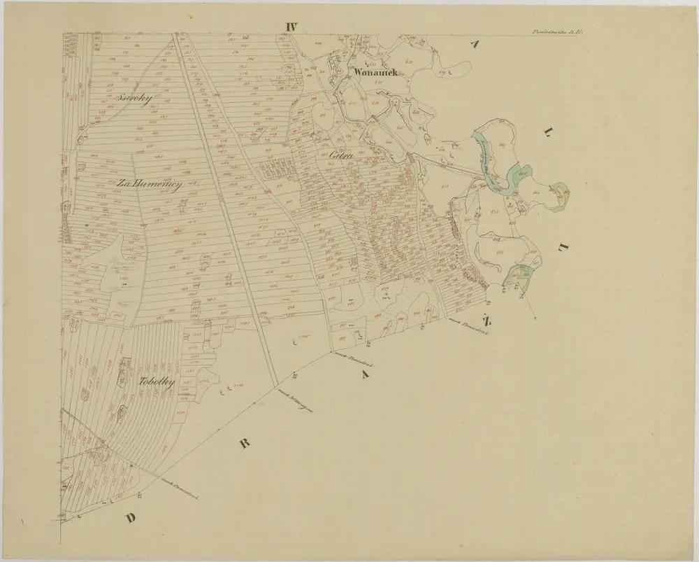 Voorbeeld van de oude kaart