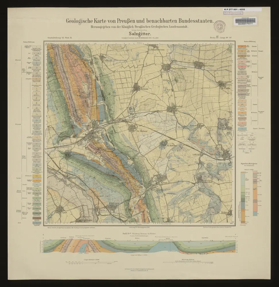 Voorbeeld van de oude kaart