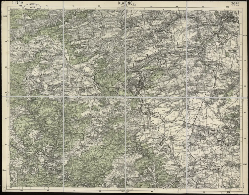 Voorbeeld van de oude kaart