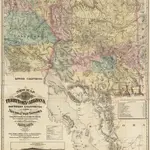 New Map Of The Territory Of Arizona, Southern California And Parts Of Nevada, Utah And Sonora.