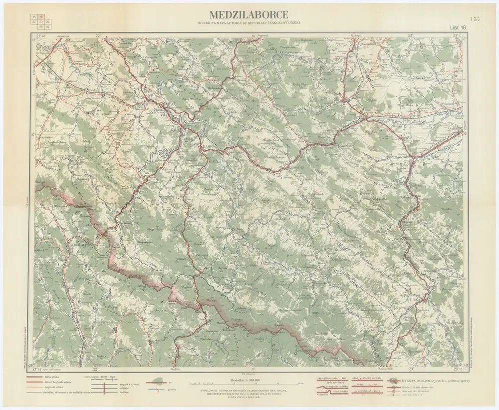 Aperçu de l'ancienne carte