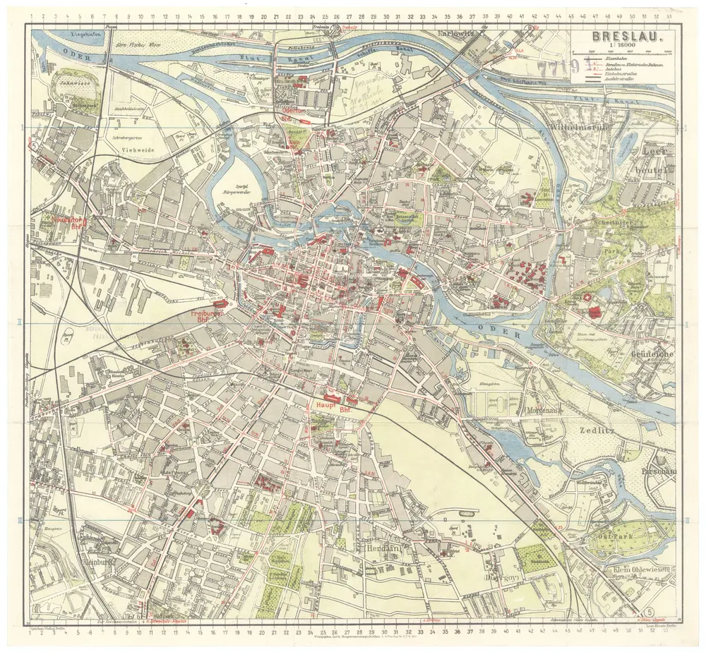 Voorbeeld van de oude kaart