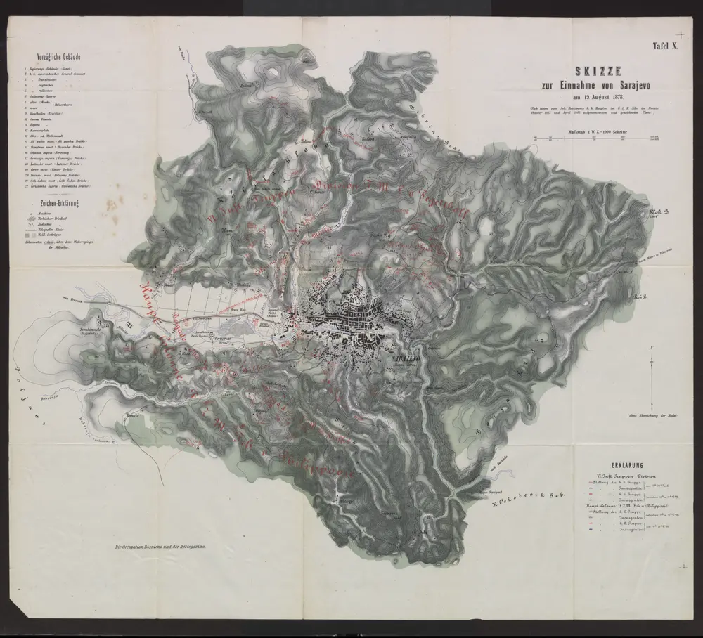 Voorbeeld van de oude kaart