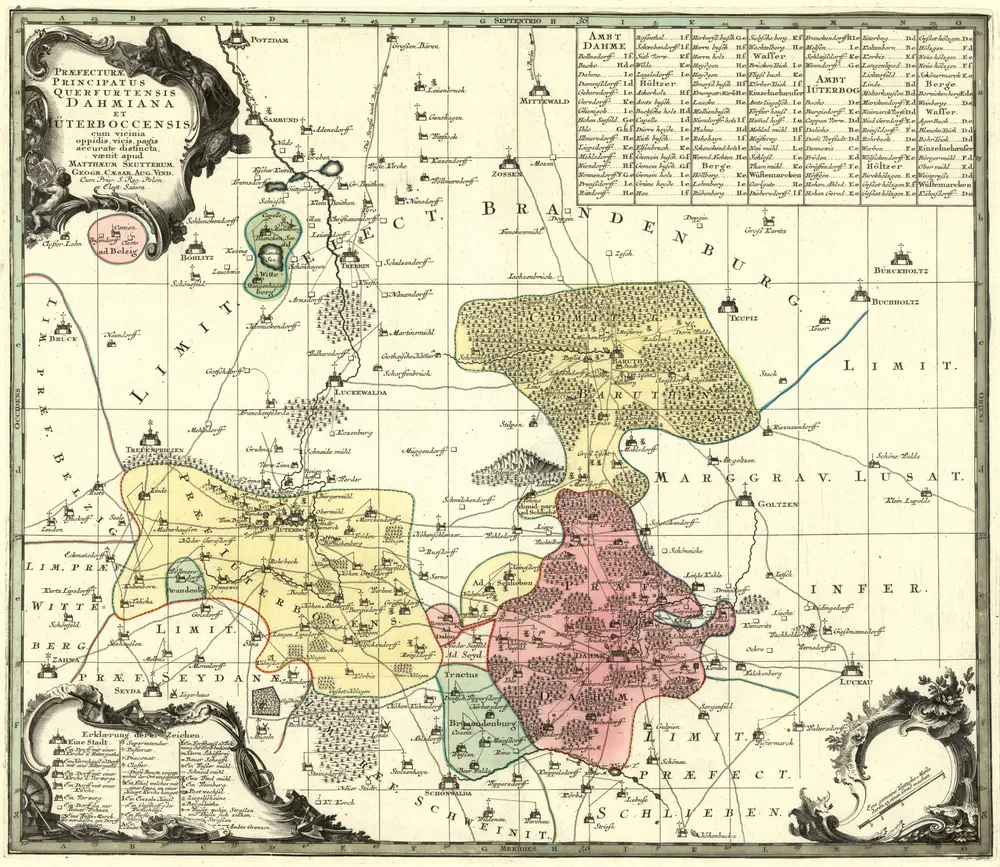 Voorbeeld van de oude kaart