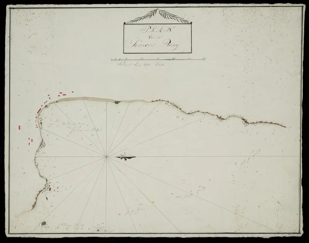 Voorbeeld van de oude kaart