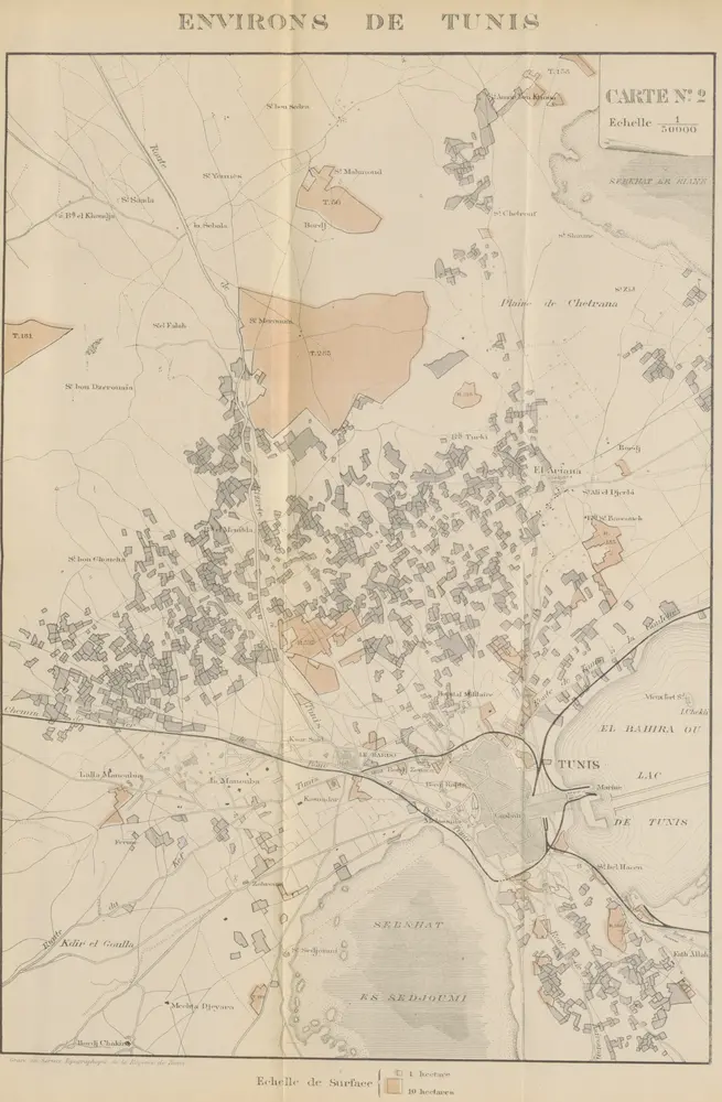 Voorbeeld van de oude kaart