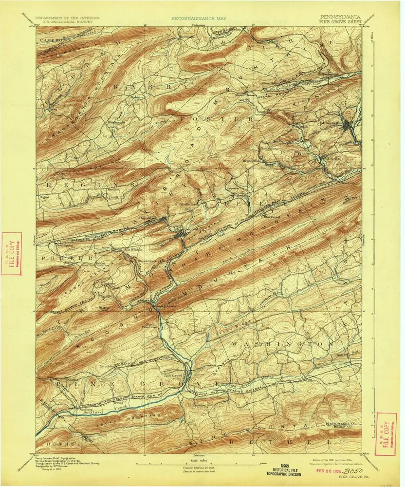 Voorbeeld van de oude kaart