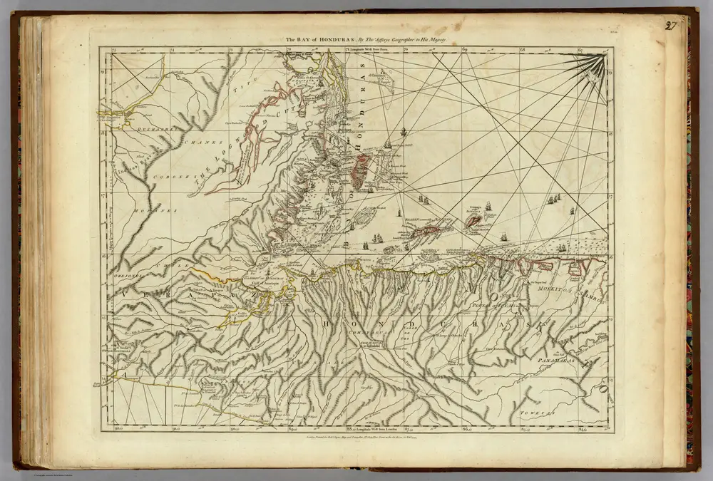 Voorbeeld van de oude kaart