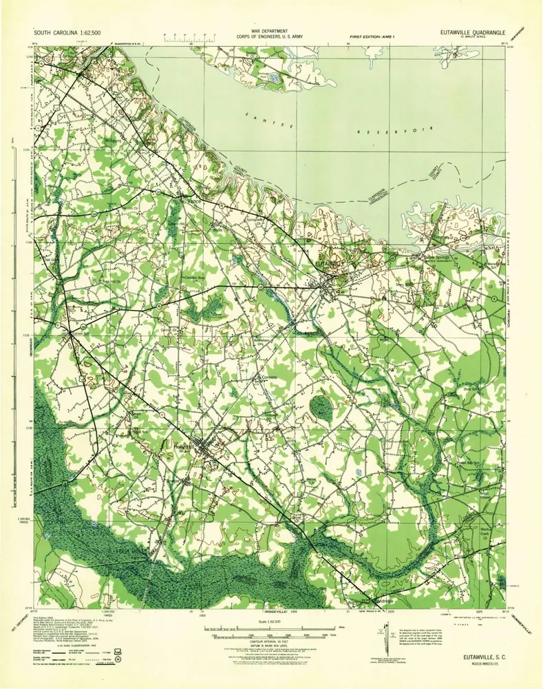 Voorbeeld van de oude kaart